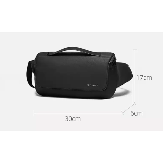 Bange 77202 Τσάντα ώμου Crossbody Αδιάβροχη