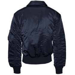 Alpha Industries CWU 45/P Bomber Μπουφάν Με Γιακά Μπλε