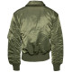 Alpha Industries CWU 45/P Bomber Μπουφάν Με Γιακά Χακί