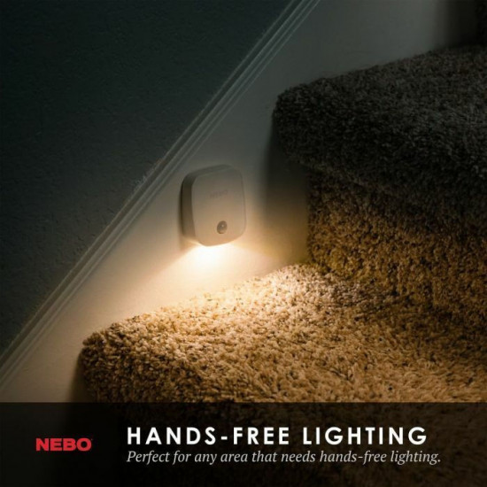 NEBO Φωτιστικό Νυκτός με Αισθητήρα Κίνησης LED IPX4 30LM 3τμχ