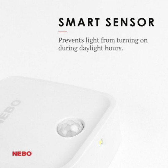 NEBO Φωτιστικό Νυκτός με Αισθητήρα Κίνησης LED IPX4 30LM 3τμχ