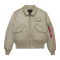 Alpha Industries CWU 45/P Bomber Μπουφάν Με Γιακά Μπεζ