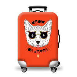 AMBER Κάλυμμα Βαλίτσας Large Meow or Never AM209-03