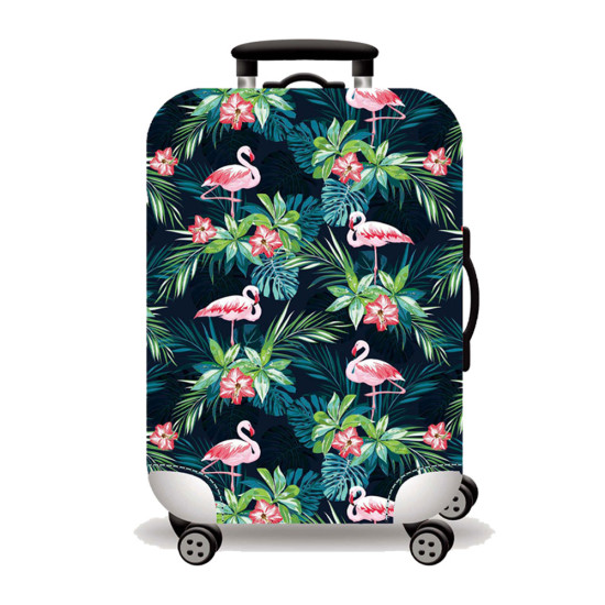 AMBER Κάλυμμα Βαλίτσας Large Tropical Flamingo AM369-03