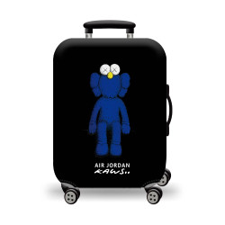 AMBER Κάλυμμα Βαλίτσας Medium Blue KAWS AM754-02