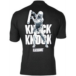 BLACKHAWK Μπλουζάκι Knock Knock Μαύρο