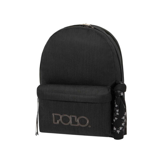 POLO Τσάντα Πλάτης Double Original Scarf Μαύρο